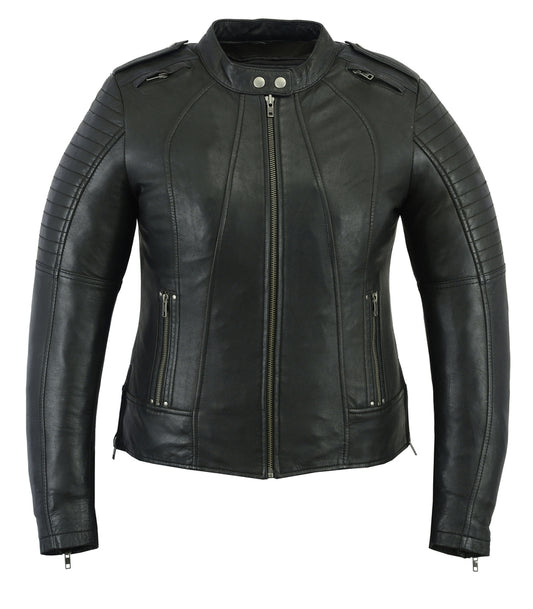 DS893 Women's Updated Biker Style Jacket