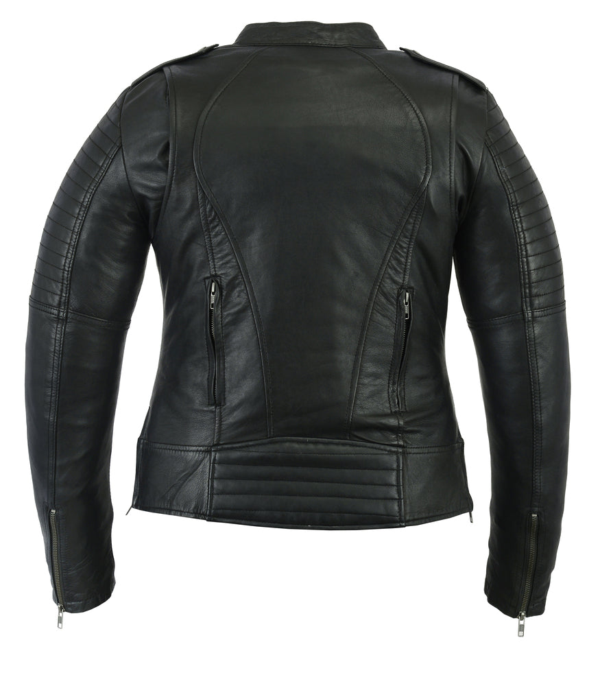 DS893 Women's Updated Biker Style Jacket