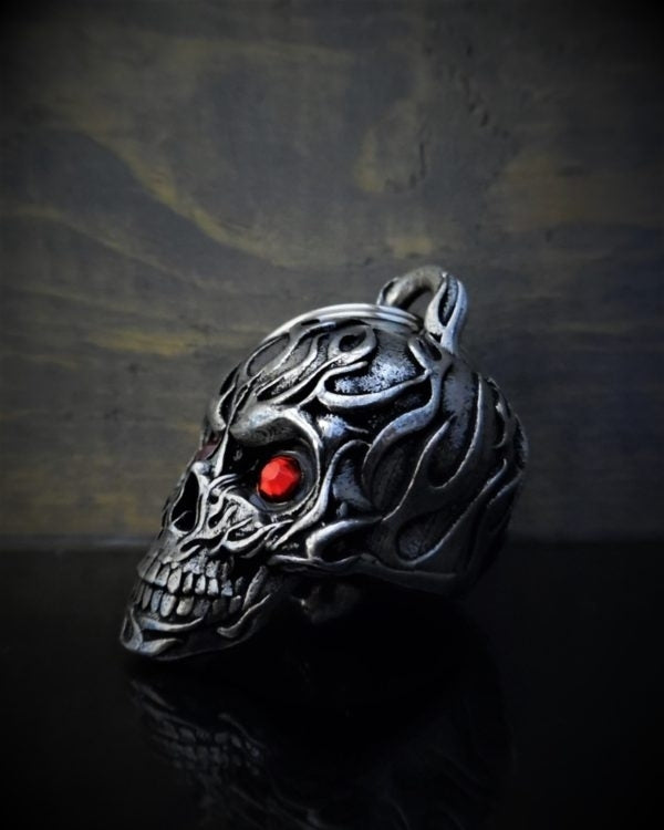 BB-73 Flame Diamond Skull Bell