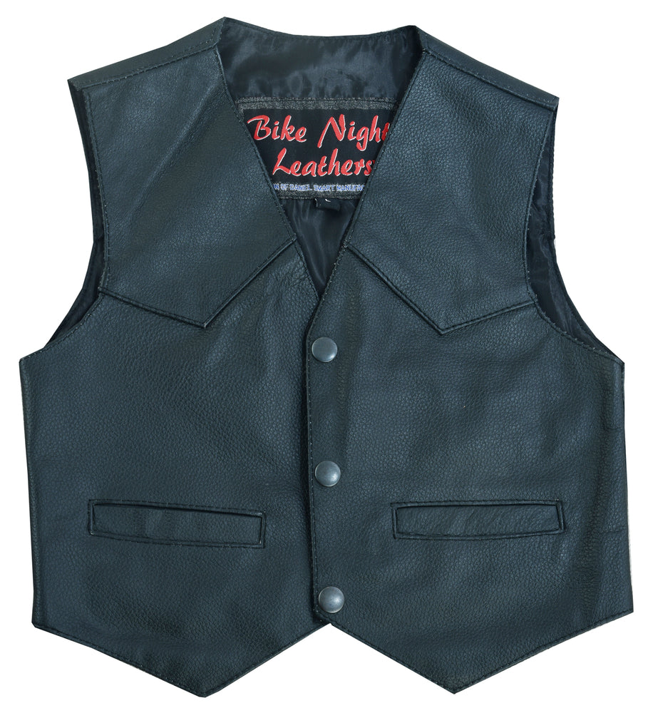 DS1744 Toddler Traditional Style Plain Side Vest