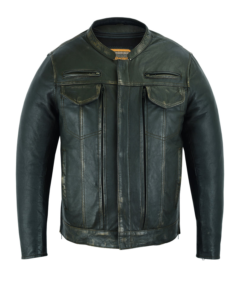 DS790 Men's Modern Utility Style Jacket in Lightweight Drum Dyed Dist