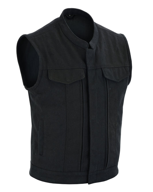 DS909 Men's Modern Utility Style Canvas Vest