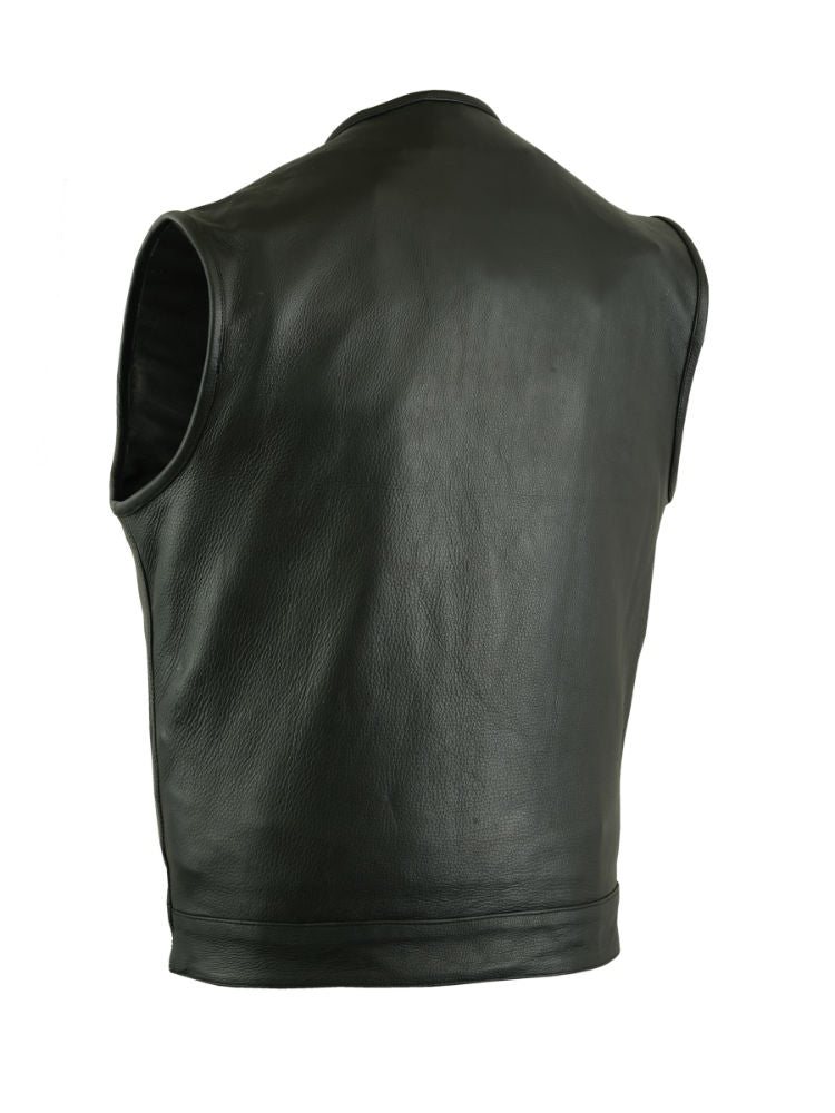 DS181A Concealed Snap Closure, Milled Cowhide, Without Collar & Hidde