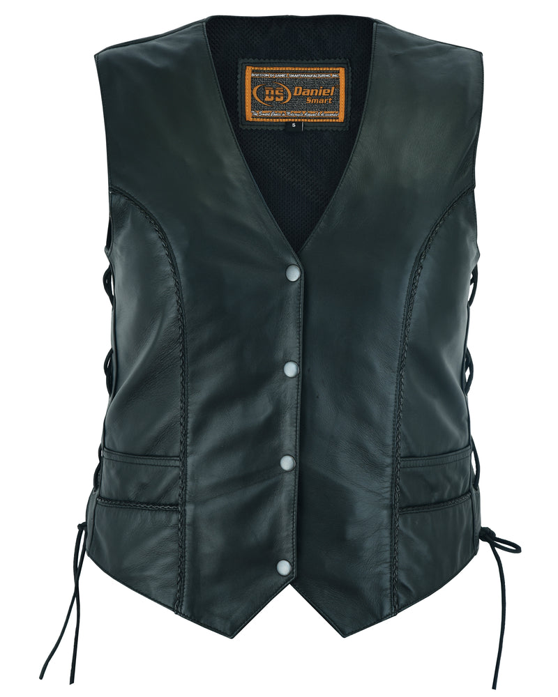 DS223 Women's Ultra-Thin  Braided Vest