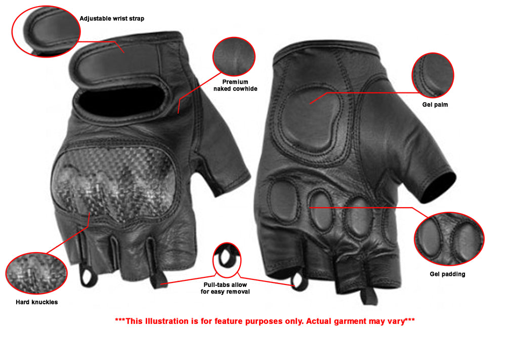 DS18 Sporty Fingerless Glove