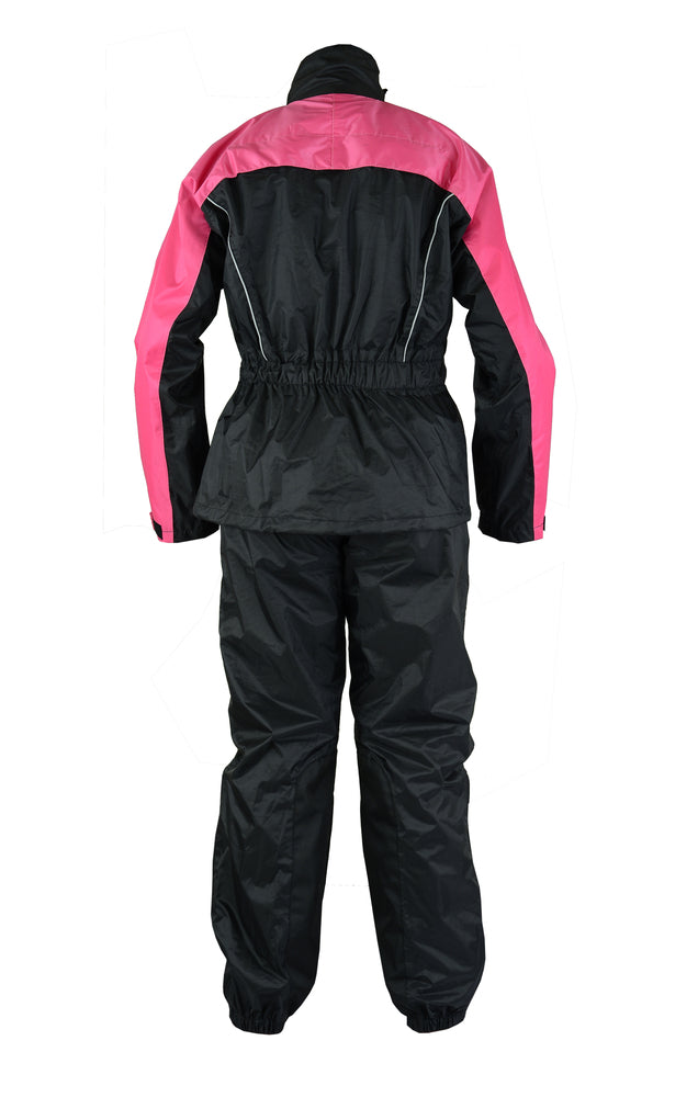 DS598PK Women's Rain Suit (Hot Pink)