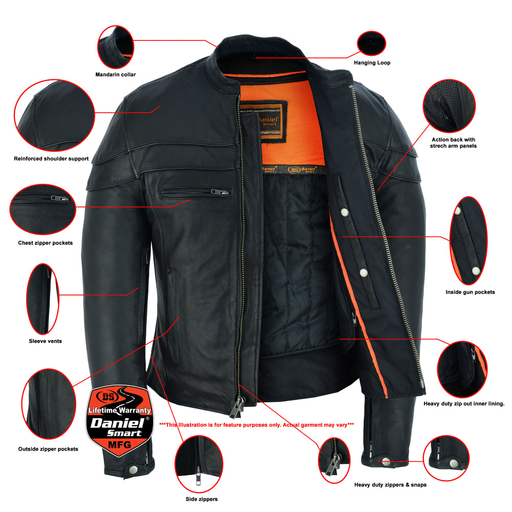 DS701TALL Men's Sporty Scooter Jacket - TALL