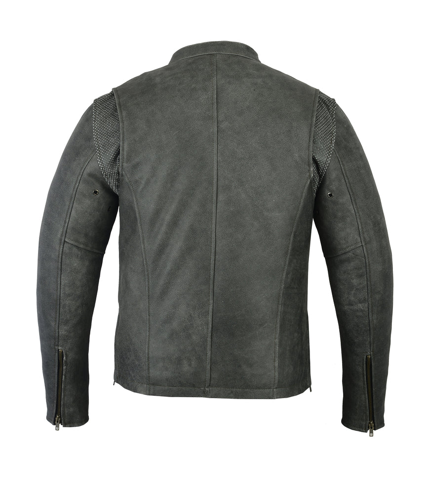 DS709 Men's Sporty Cruiser Jacket (GRAY)