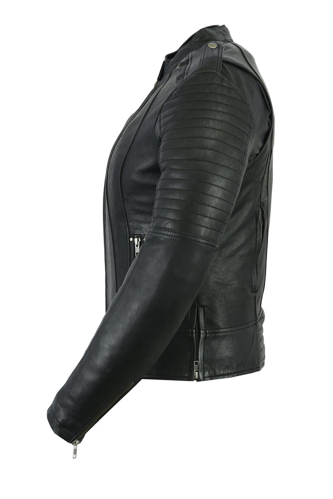 DS893 Women's Updated Biker Style Jacket