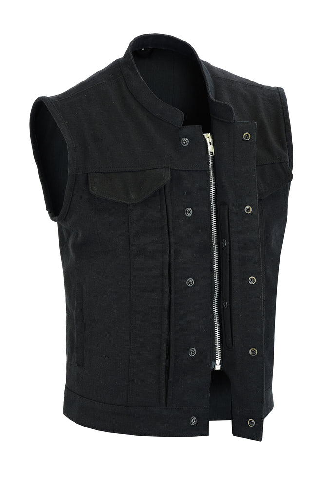 DS909 Men's Modern Utility Style Canvas Vest